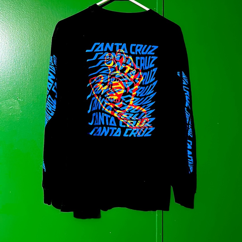 Santa Cruz black tee size S